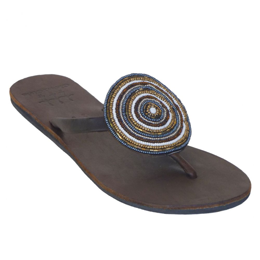 Medallion Bronze Sandals Sandals Women's