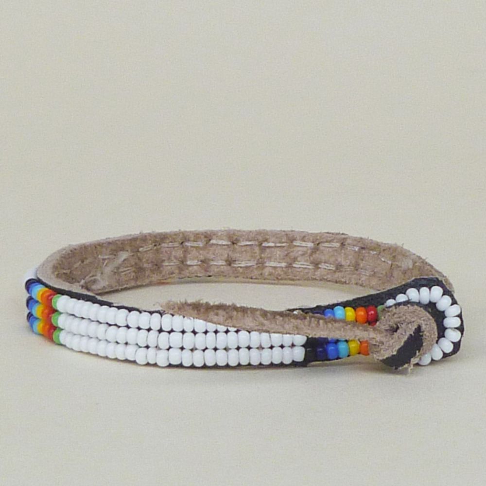 Rainbow White Friendship Bracelet Friendship Bracelets