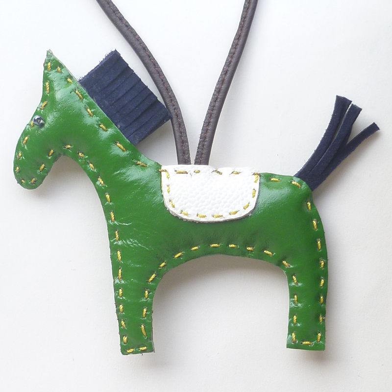 Patent Green Horse Horse Charms