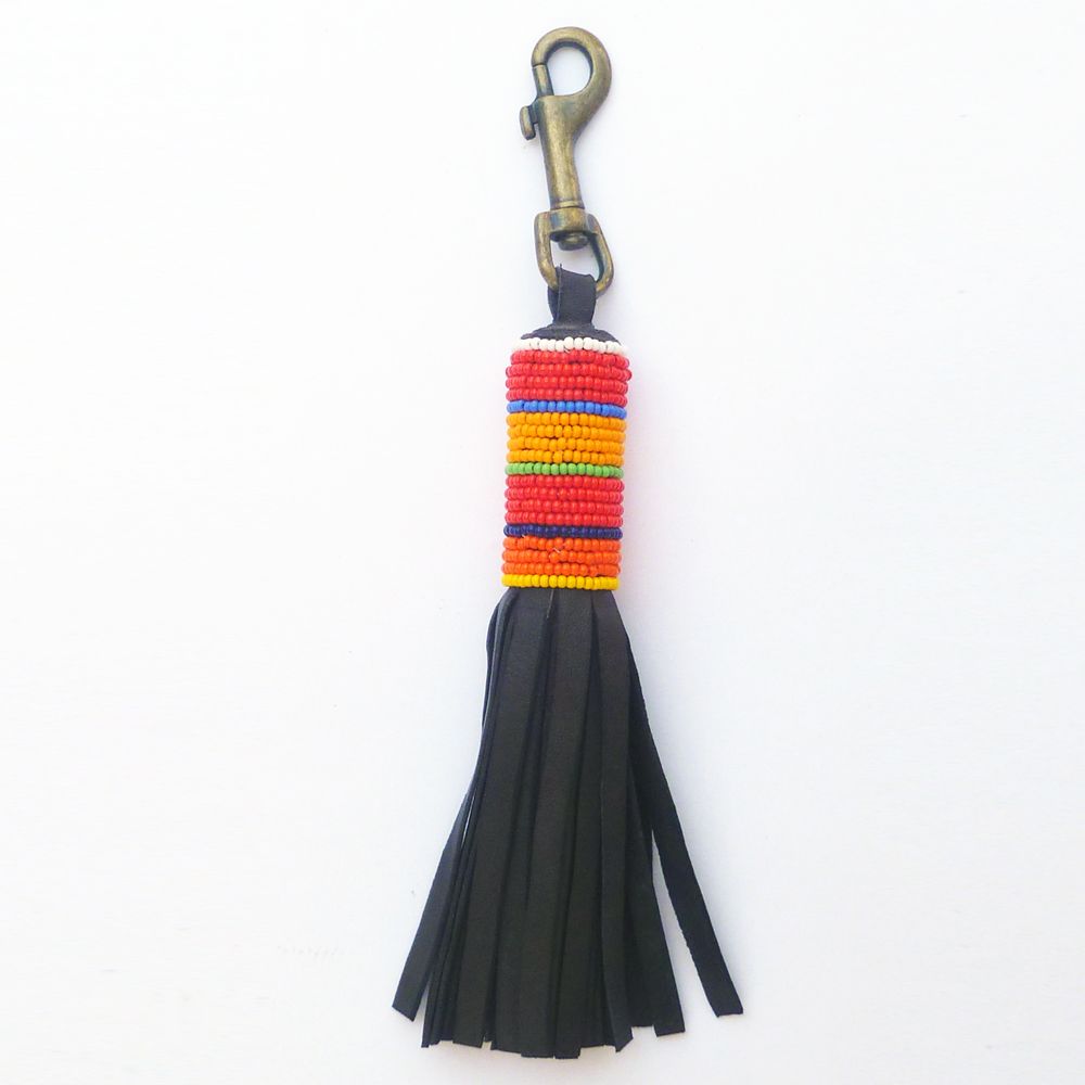 Large Tassel 4 Tassel Keychains