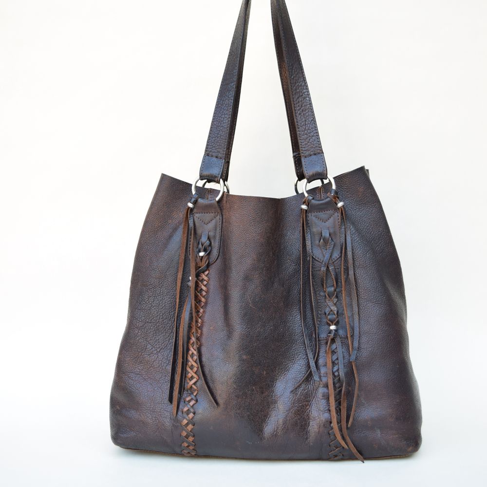 Hippie Chic Bag Coffee Oil-tanned Handbags Hippie Chic Bag