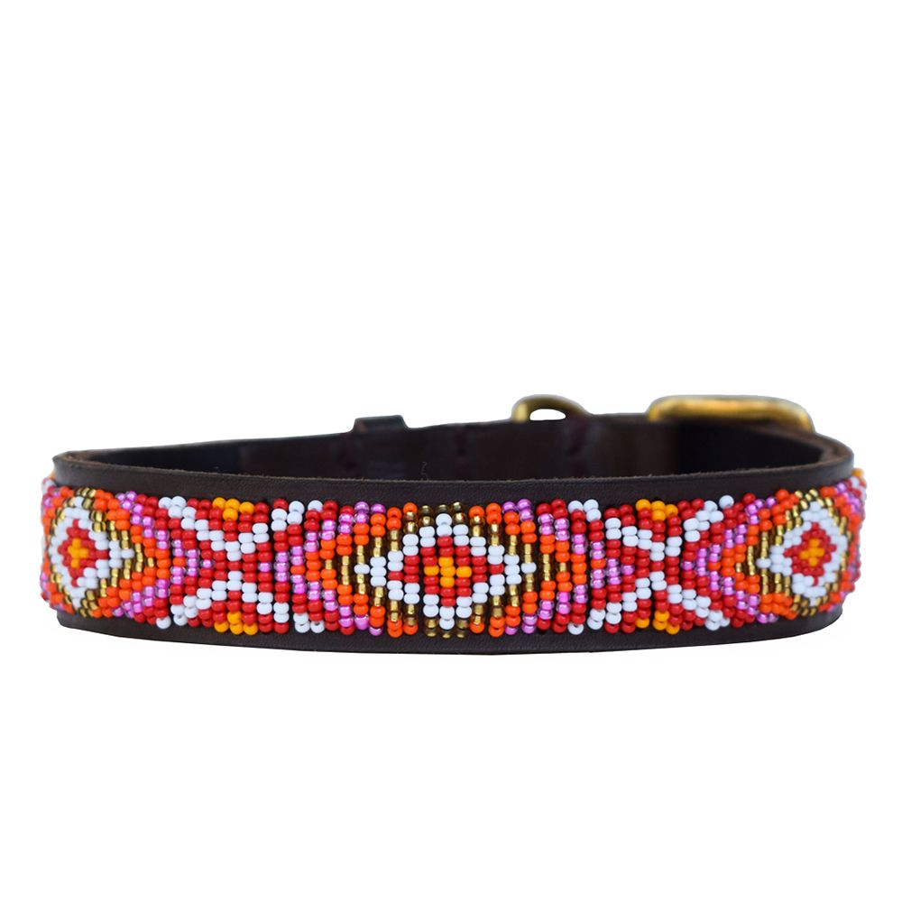 Xena Pink Dog Collar Dog Collars